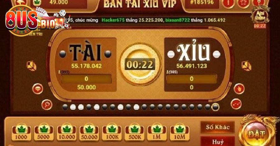 tham gia Tài Xỉu 8US